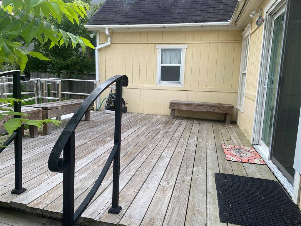 Another view of the backyard deck (16' x 12.5')