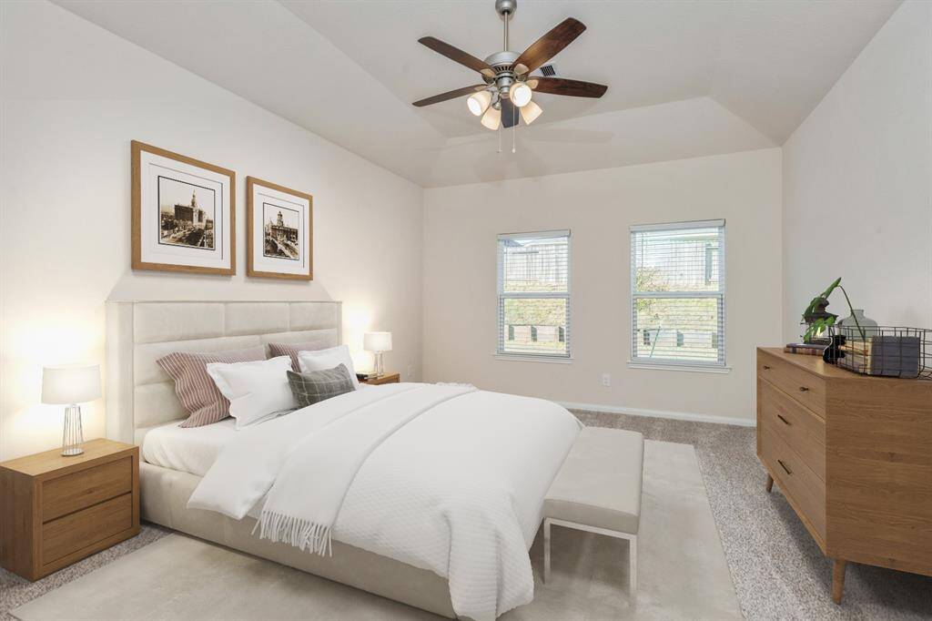 Virtually Staged_Spacious Primary Bedroom