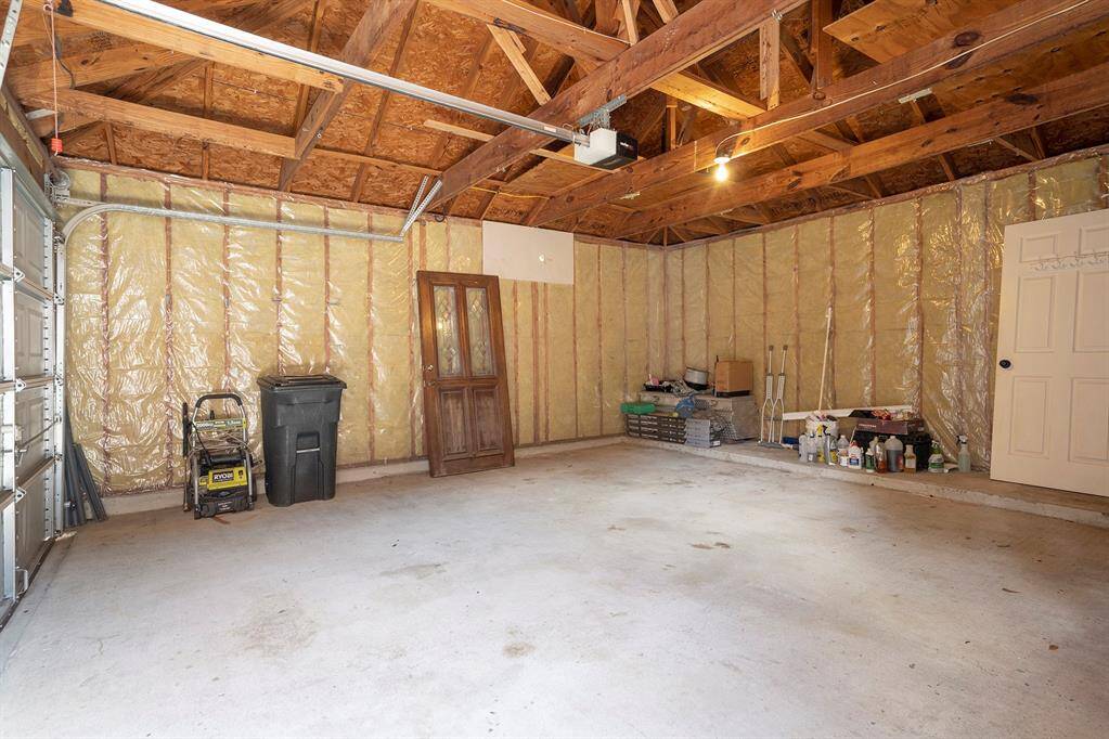 Garage has been insulated