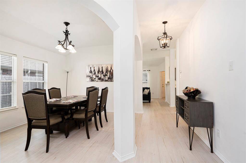 Formal dining area
