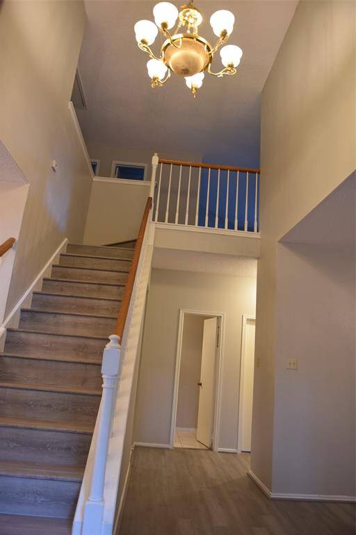 new floor in stairs