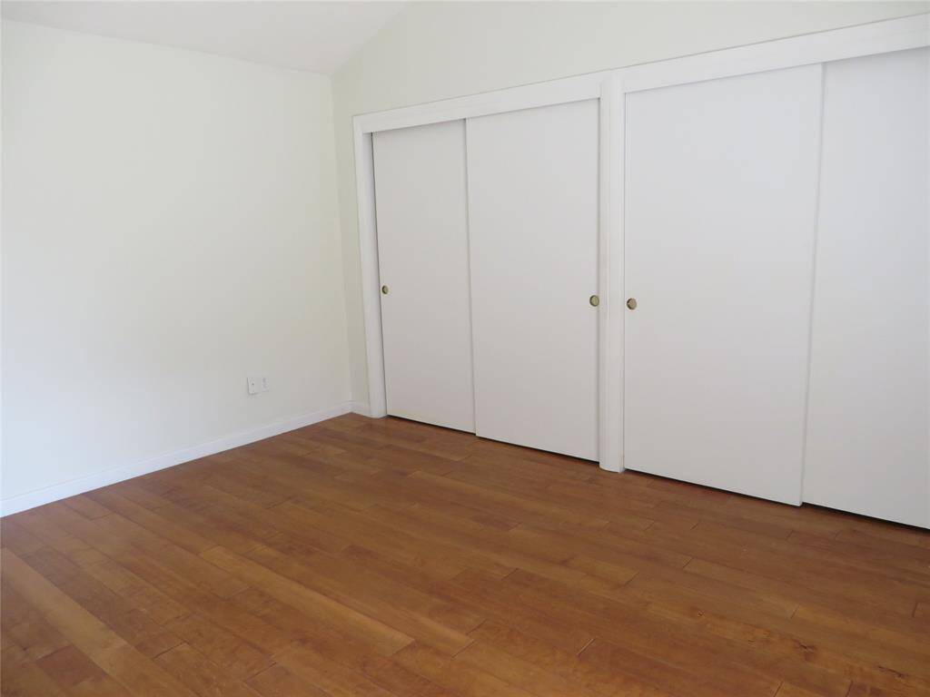 This is the second bedroom with good closet space.