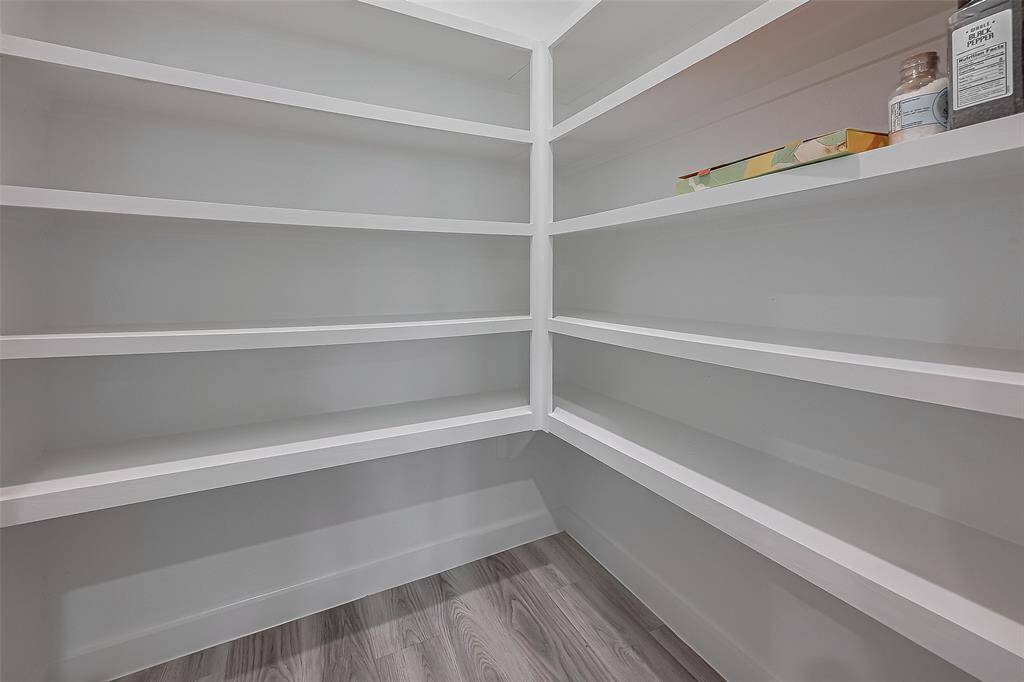 Spacious pantry