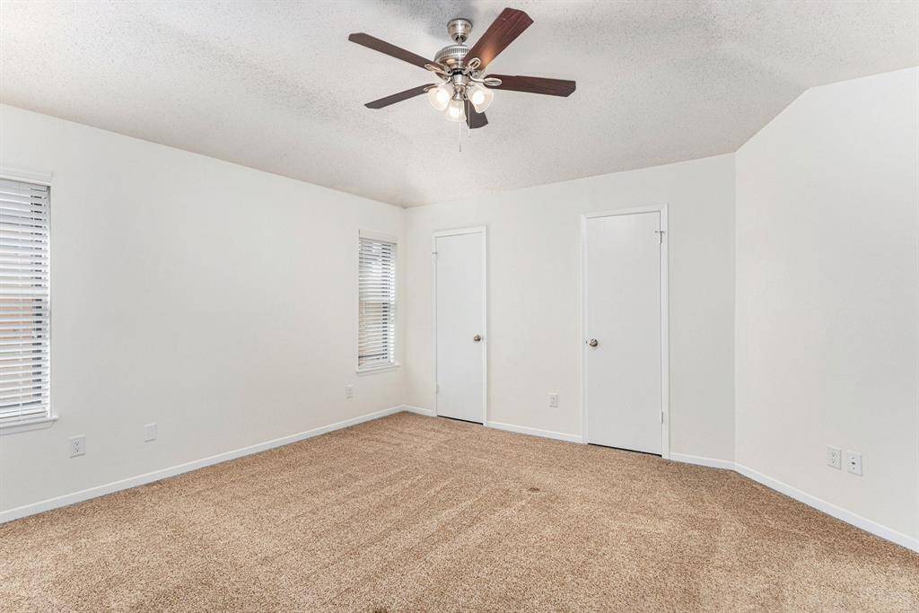 Lighted Ceiling fans in all 3 bedrooms.