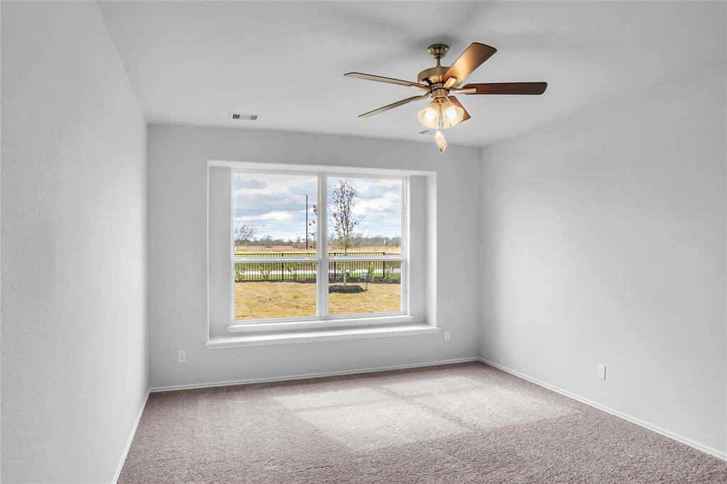 The Princeton- Primary Bedroom. Home under construction. Sample floor plan photo used for illustrative purposes only. Upgrades, selections options, windows and colors may vary.