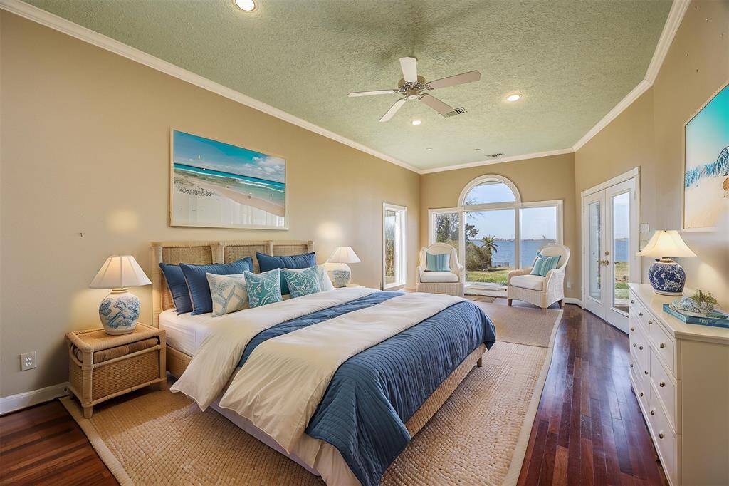 Primary bedroom- virtually staged- stunning views