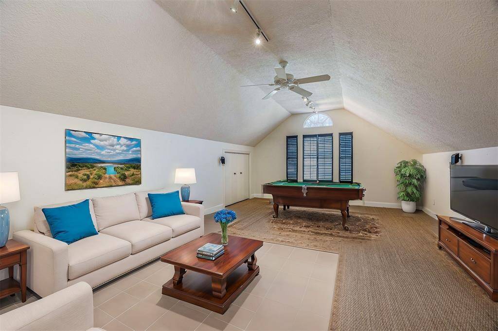 media/game room- virtually staged