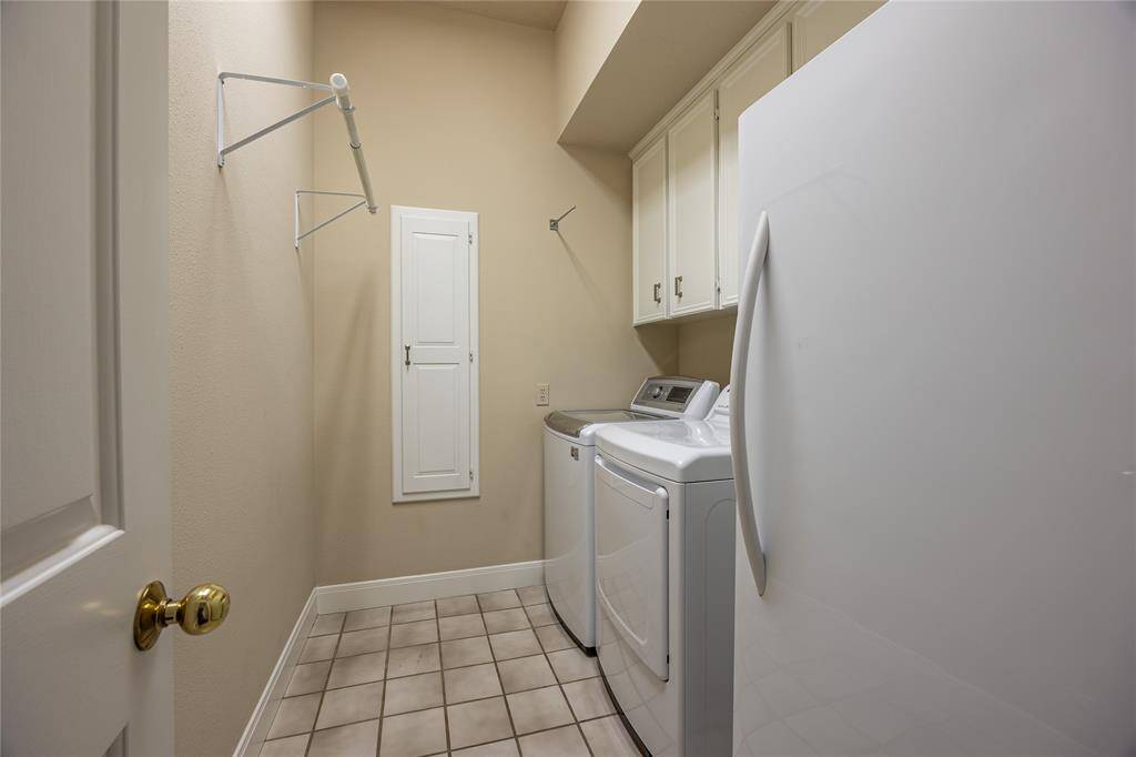 Laundry room- refrigerator, dryer, and deep freezer included