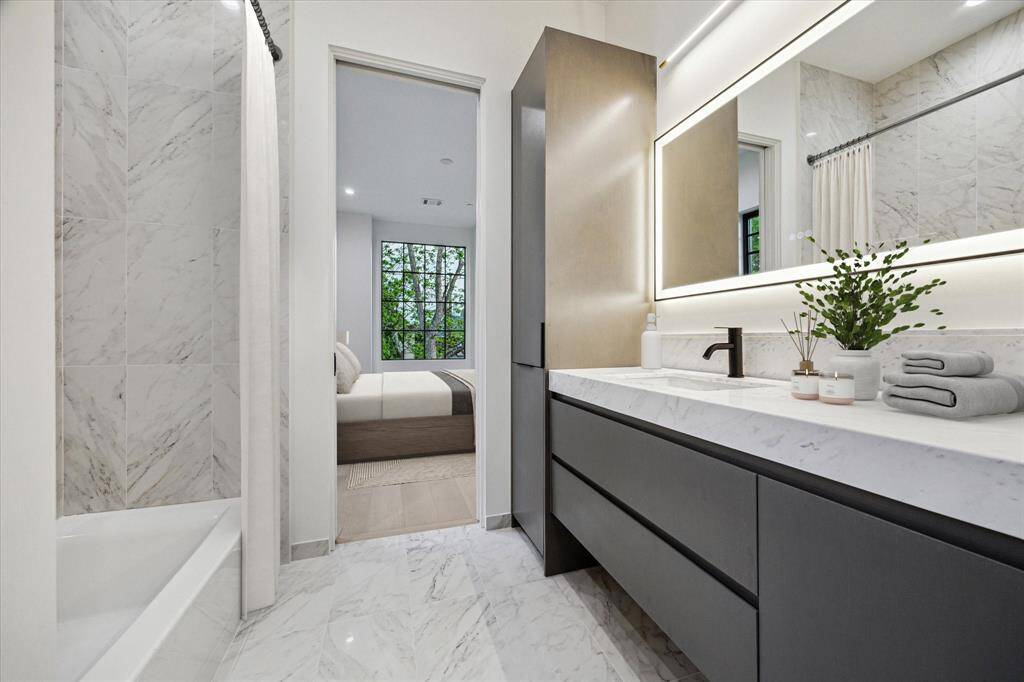The secondary bedrooms are generously proportioned.
