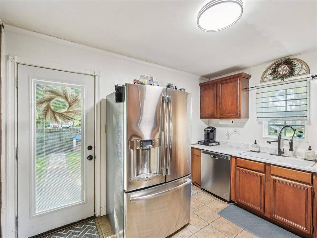 The dishwasher means the cook in the house can load up the dishes with ease after dinner  time. *Refrigerator does not convey*