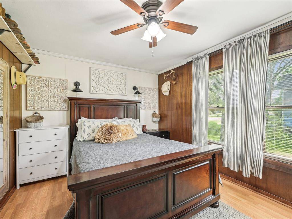 The Primary Bedroom has ample space.