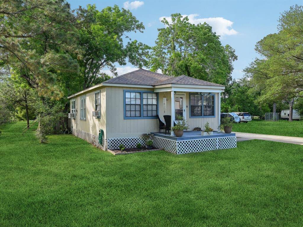 Enjoy relaxing on the porch with your favorite beverage after a long day.
