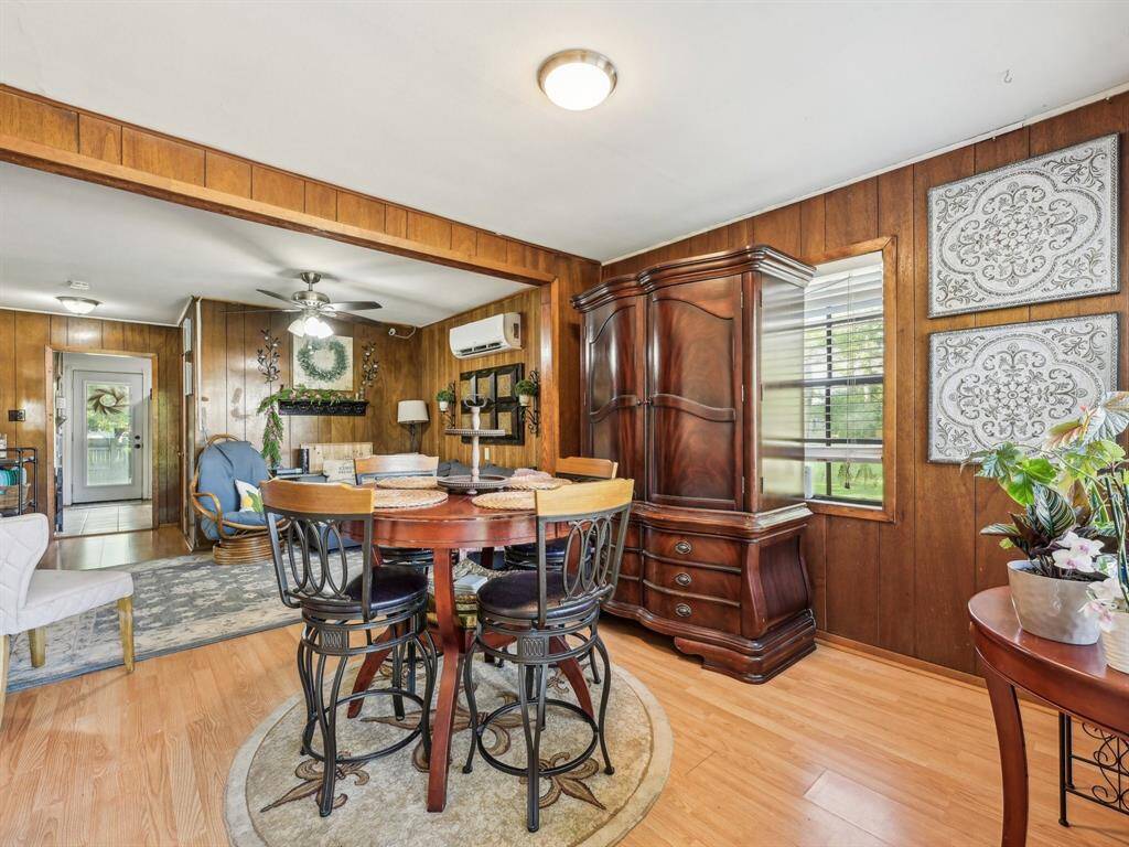 The Dining and Living area are open so having a small gathering is easy here!
