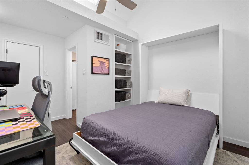 Upstairs secondary bedroom with Murphy Bed* (negotiable*).