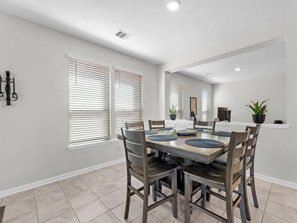Adjacent dining area