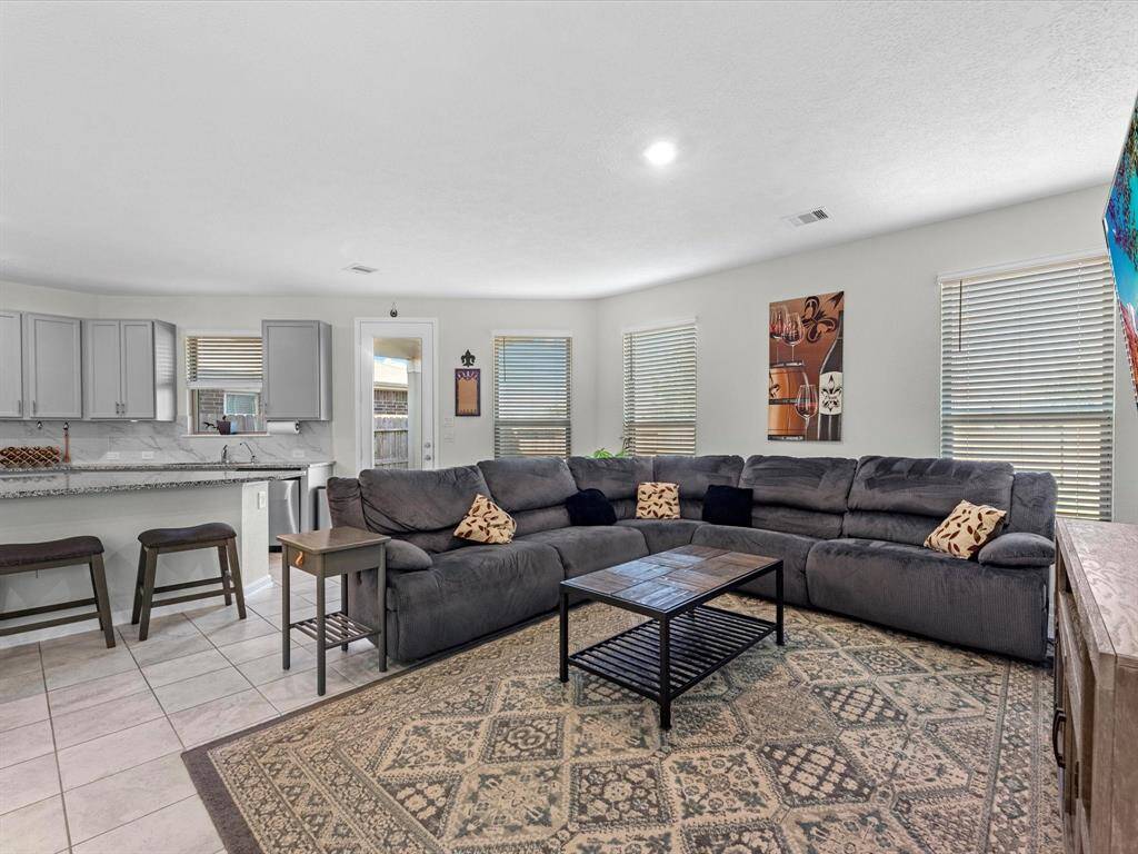 Open concept family room