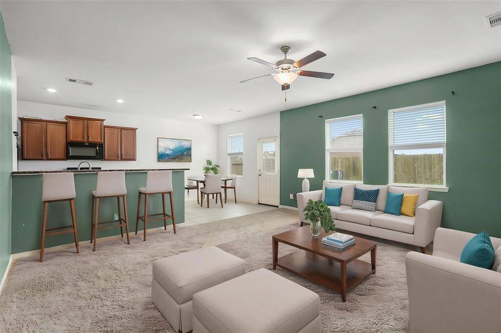 VIRTUALLY STAGED LIVING AREA
