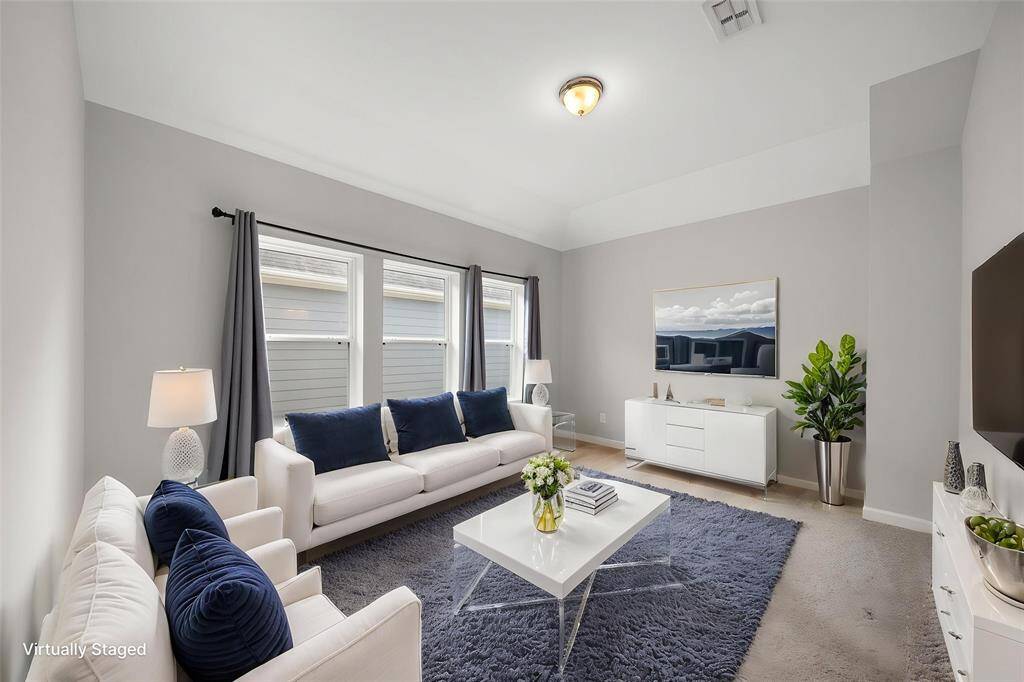 Virtually Staged - 2nd Floor Living Area