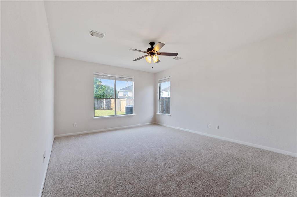 Second level primary bedroom