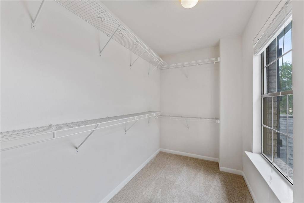 Secondary bedroom closet.