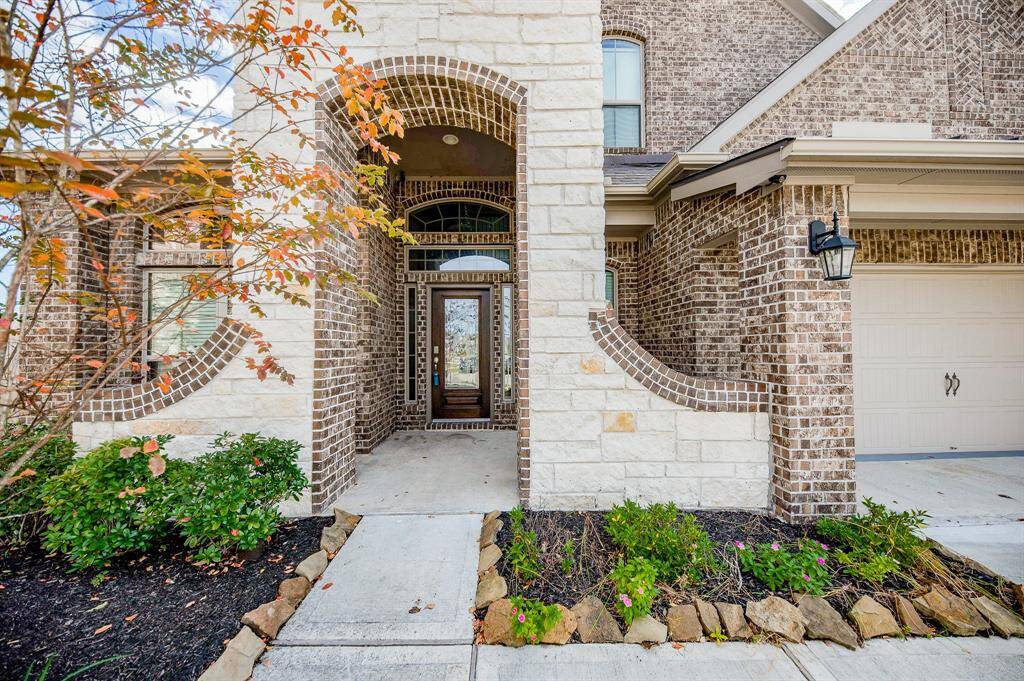 The front elevation makes for a beautiful first impression for guests.