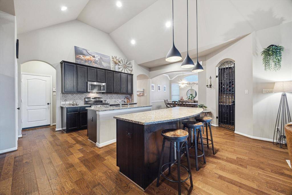 Double Kitchen islands offer tons of space to prepare and entertain friends.