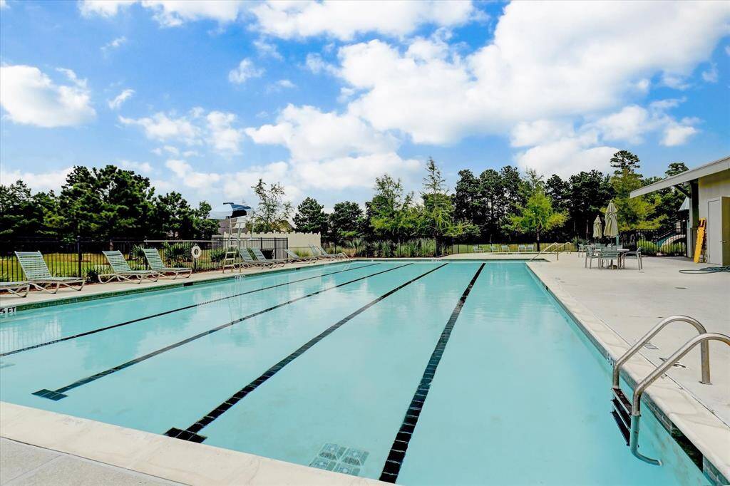 Summers are a delight at the neighborhood pool with clubhouse.