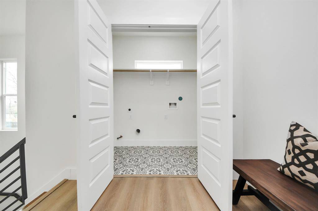 Utility room on the second floor - similar floor plan to 8821 Edgar Street