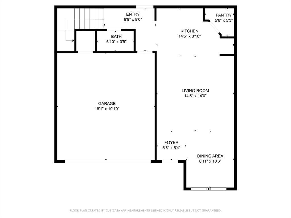 First floor digital floor plan