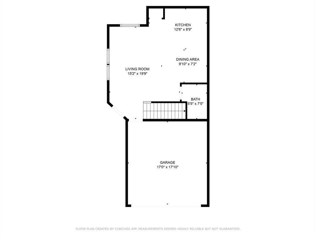 First floor digital floor plan