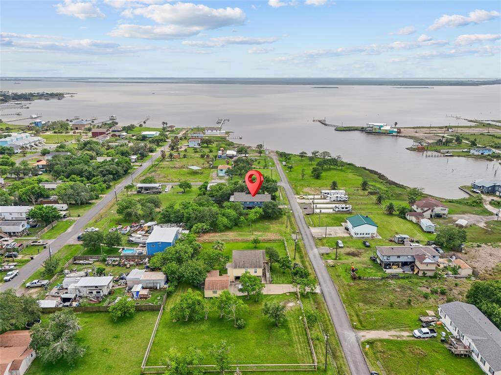 Beautiful water views! This home is located on a dead end street that goes straigh to the bay.