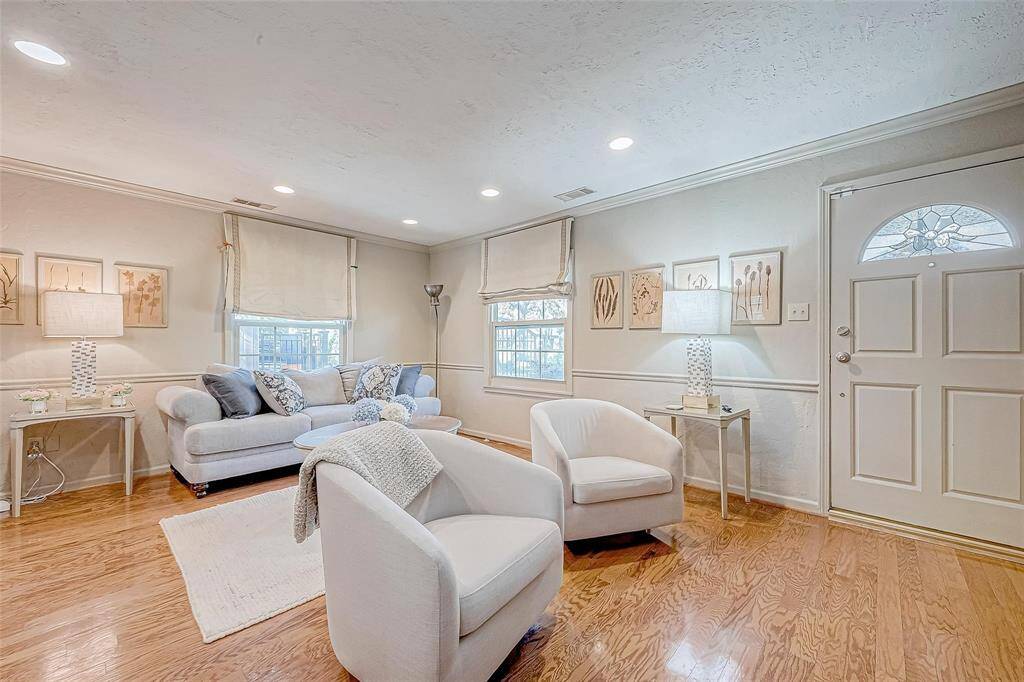 Recessed lighting and crown molding are just a few of the details that make this home so special.