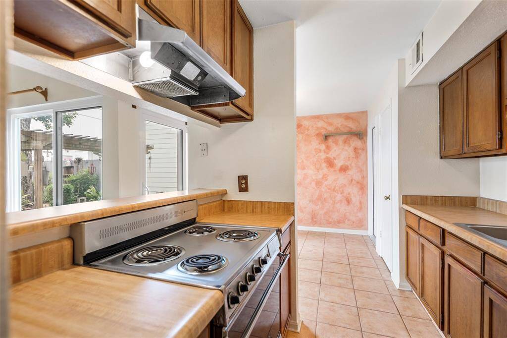 Wood cabinets