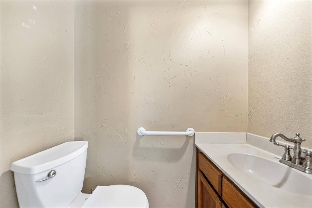 first floor powder room