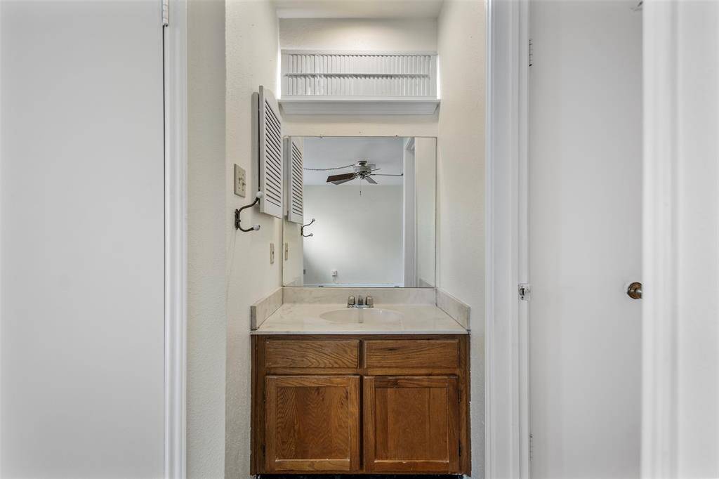 Vanity at primary bedroom