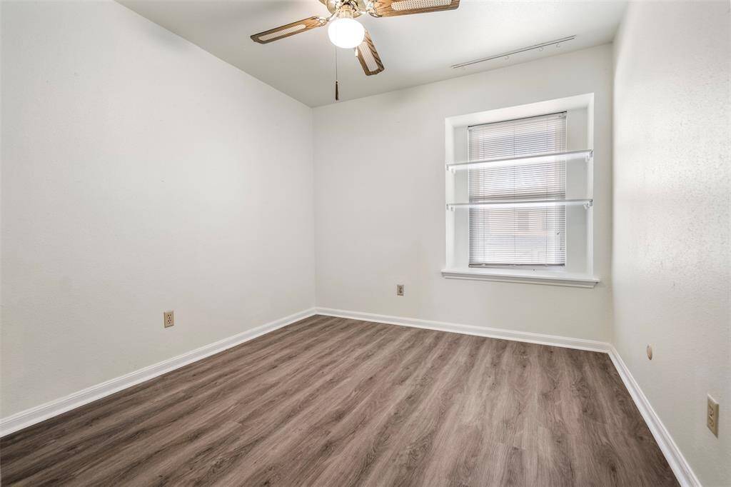Bedroom # 2 iwth ceiling fan and updated windows