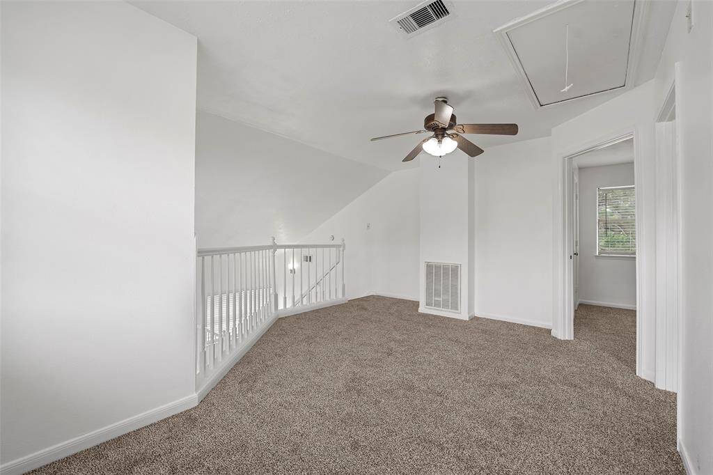 Upstairs game room.