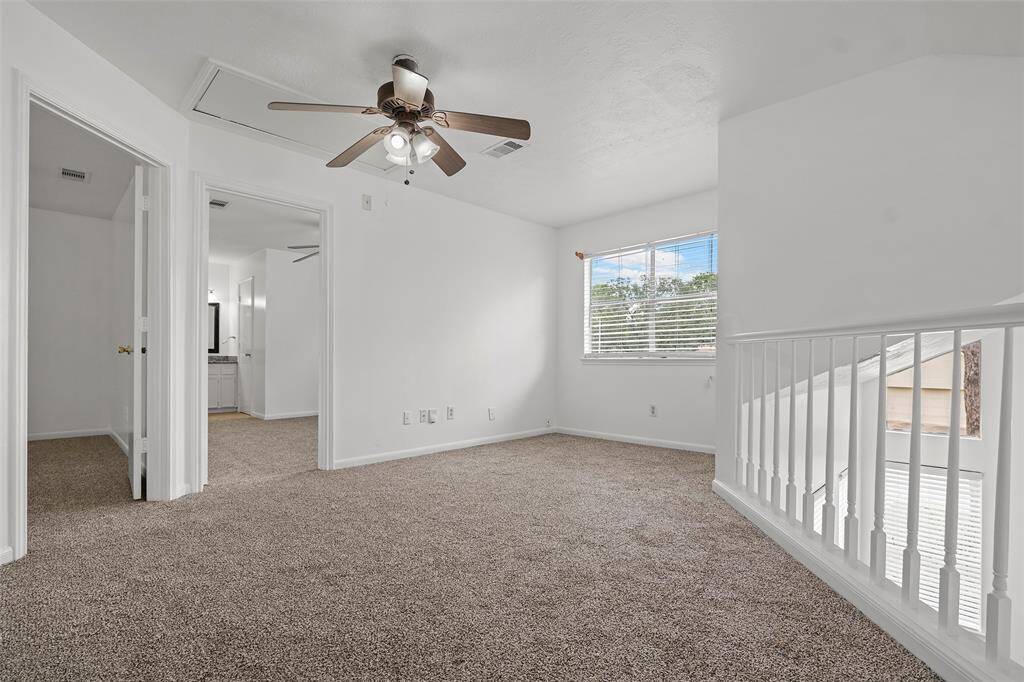 Perfect area for a home study area too.