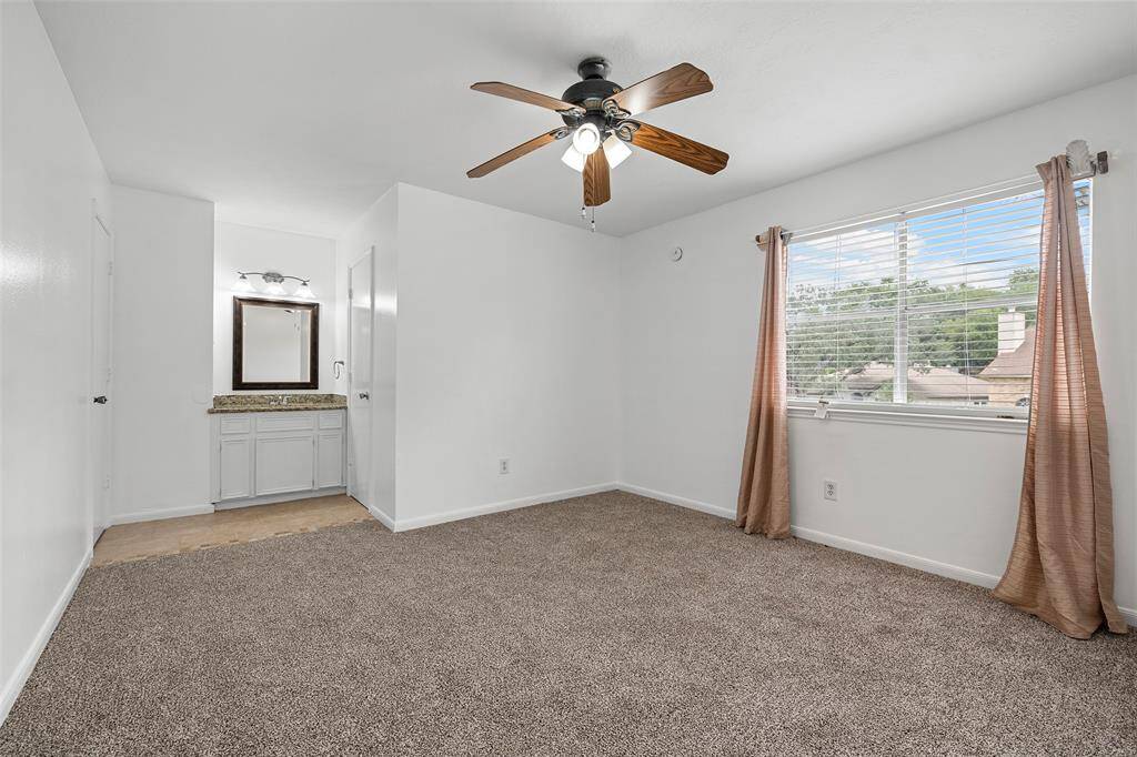 Alternate view of Bedroom #2 with its Jack & Jill bathroom.