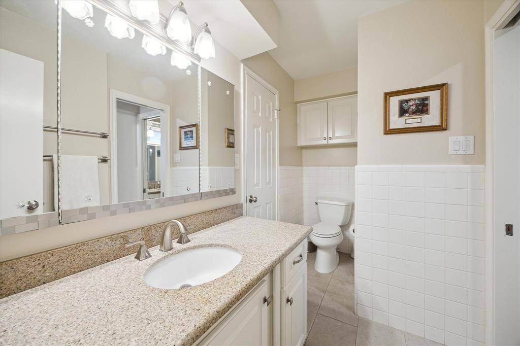 This is the second vanity/toilet room of the Jack and Jill bath.