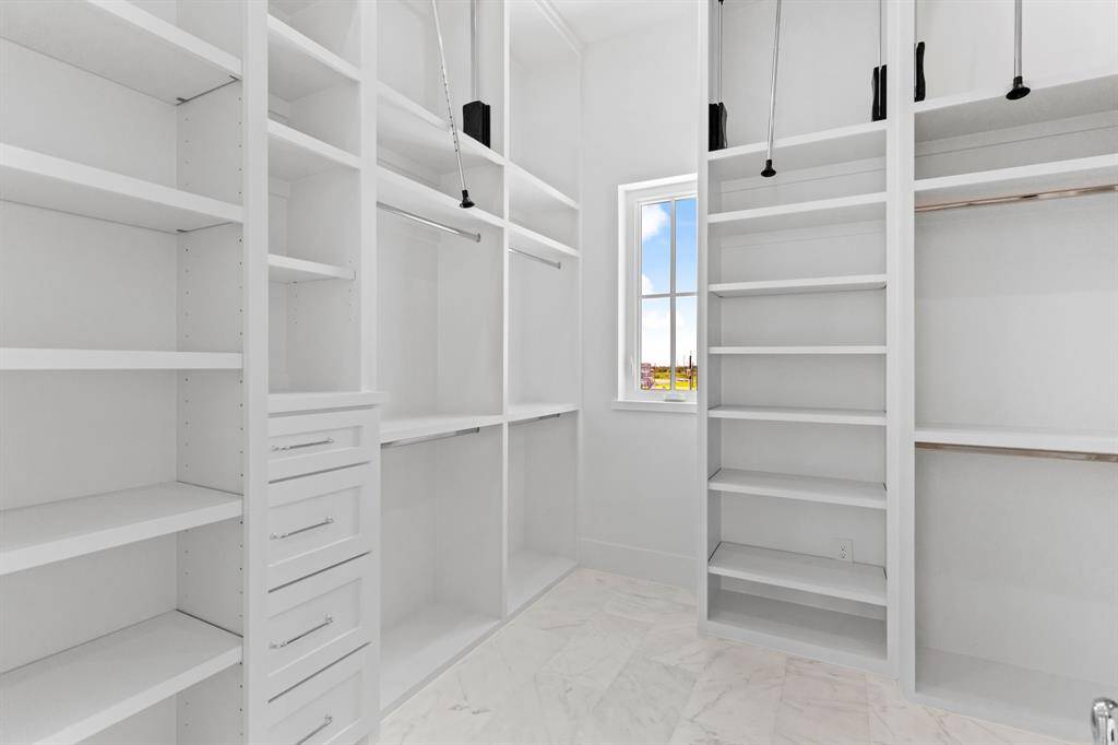 Primary closet