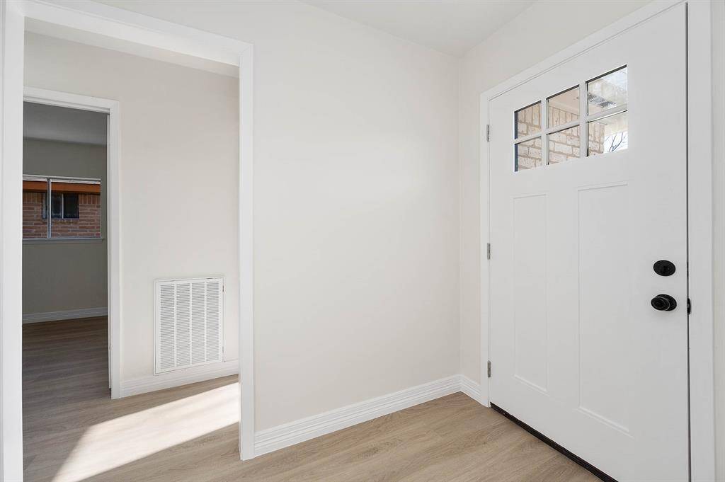 Virtually staged living room.