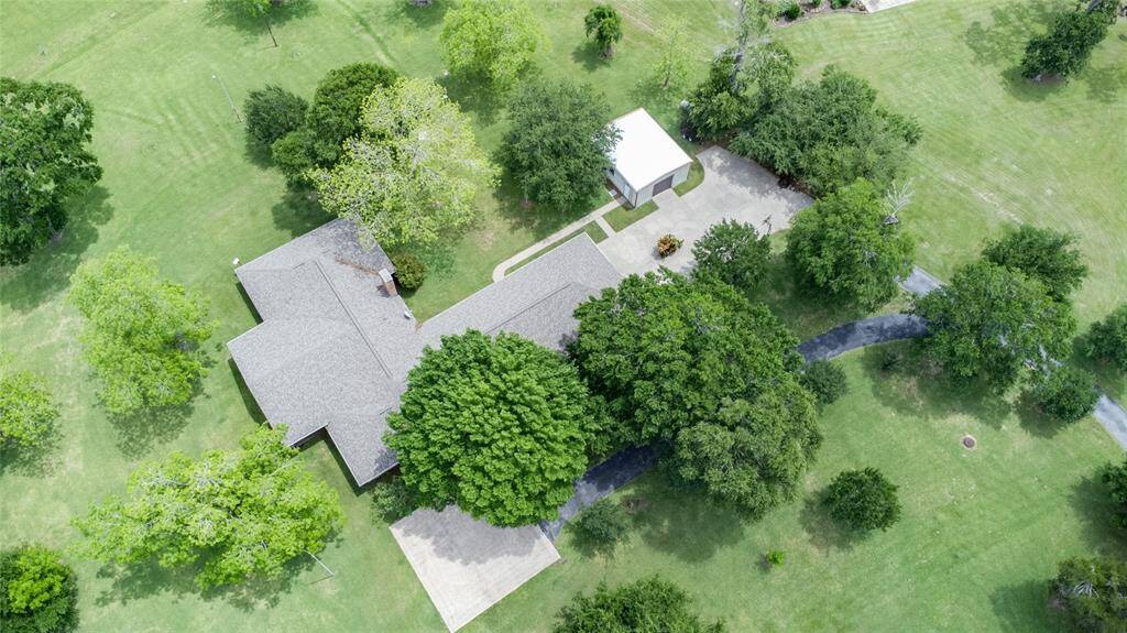 Lovely home with 4.3 acres which is Lakefront view .