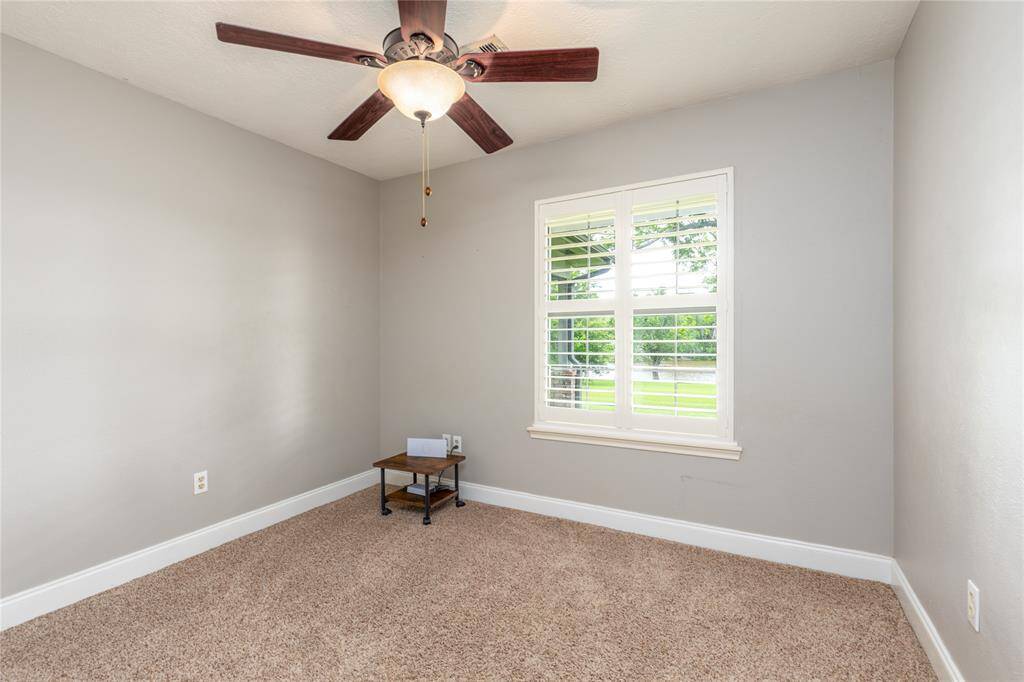 3rd Bedroom has recent carpet and plantation shutters.