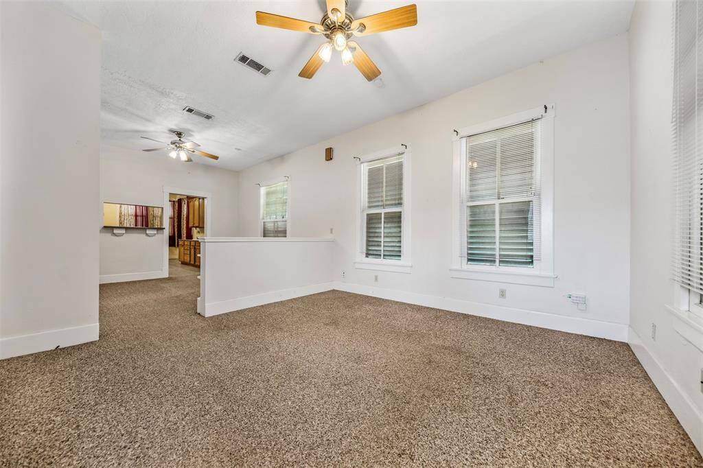 Spacious open living room.