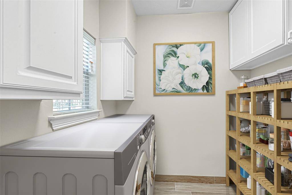 UTILITY ROOM WITH WASHER AND DRYER - this photo is virtually staged but washer and dryer is included