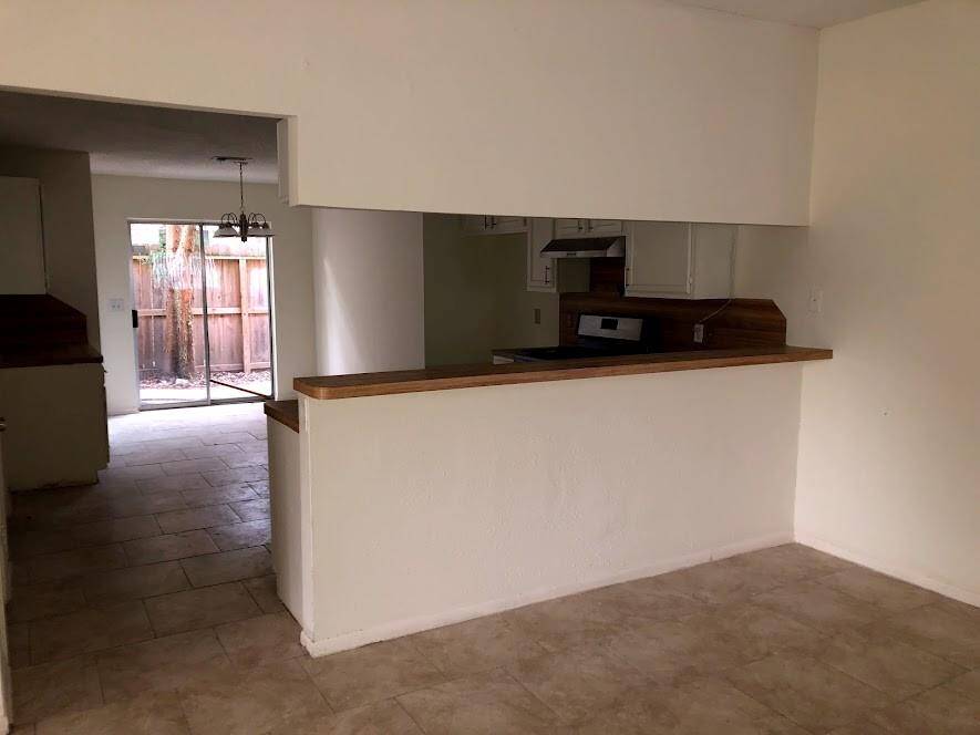 kitchen has a breakfast bar