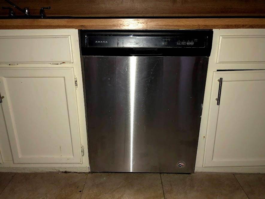 stainless steel dishwasher