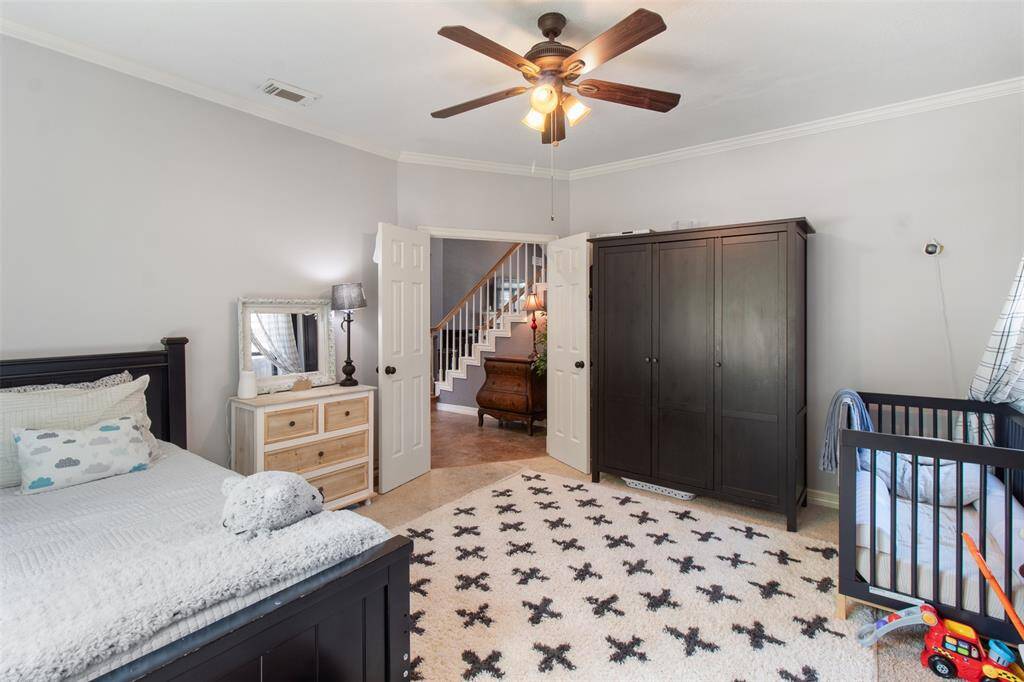 This room features French doors for enhanced privacy.