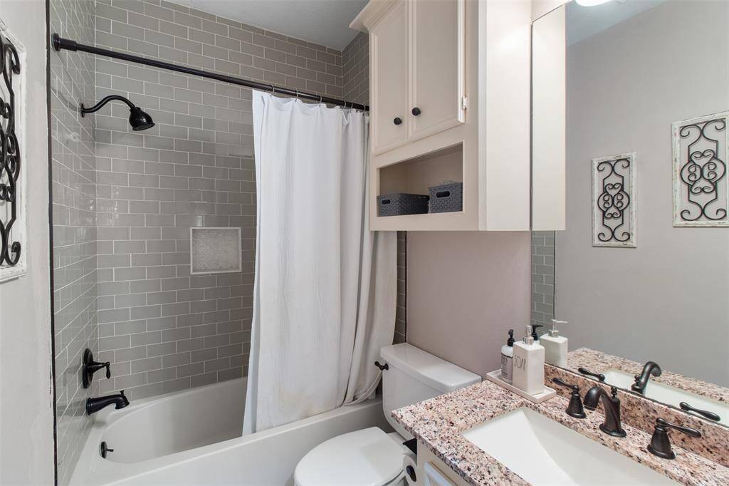 Enjoy the convenience of a beautifully renovated full bathroom downstairs.